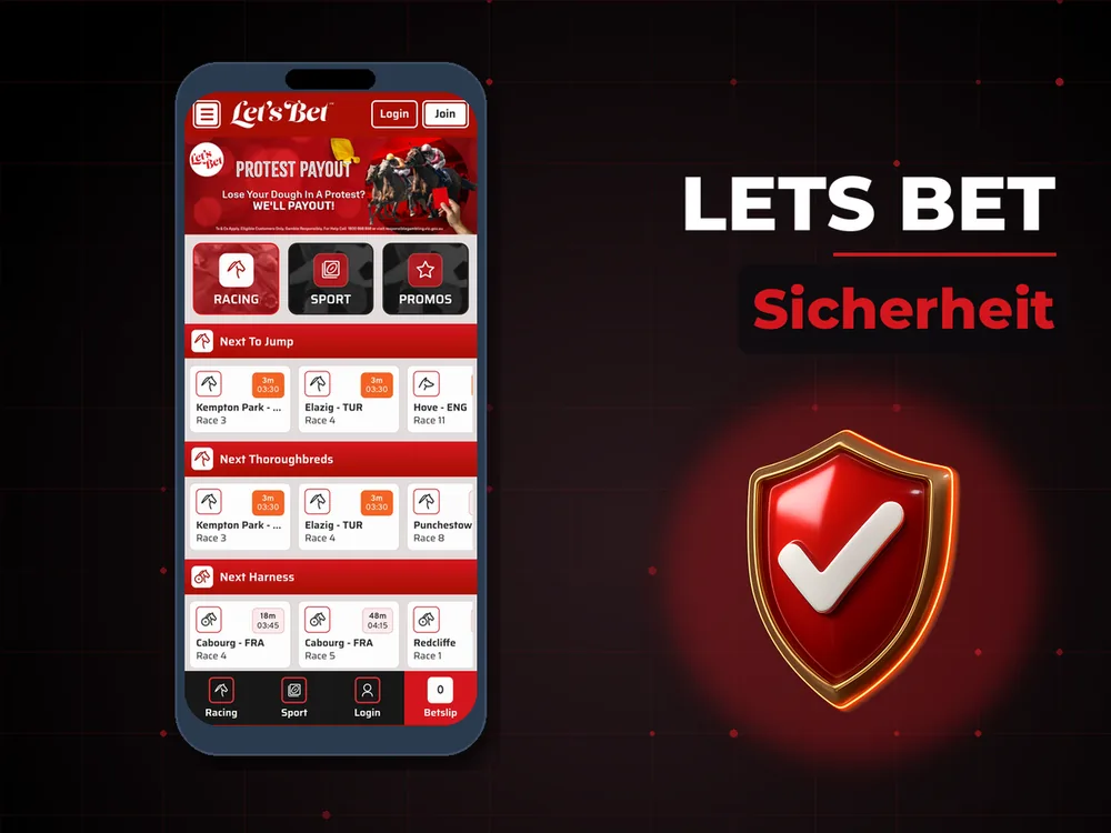 Lets Bet - Sicherheit