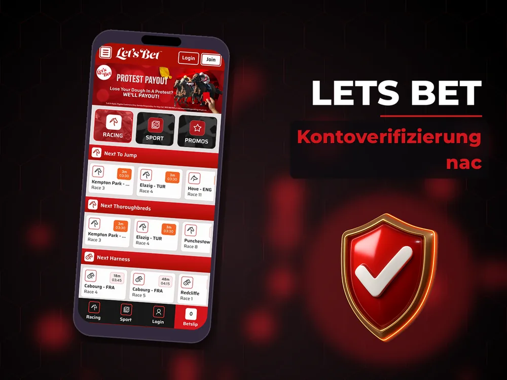 Lets Bet - Kontoverifizierung nac