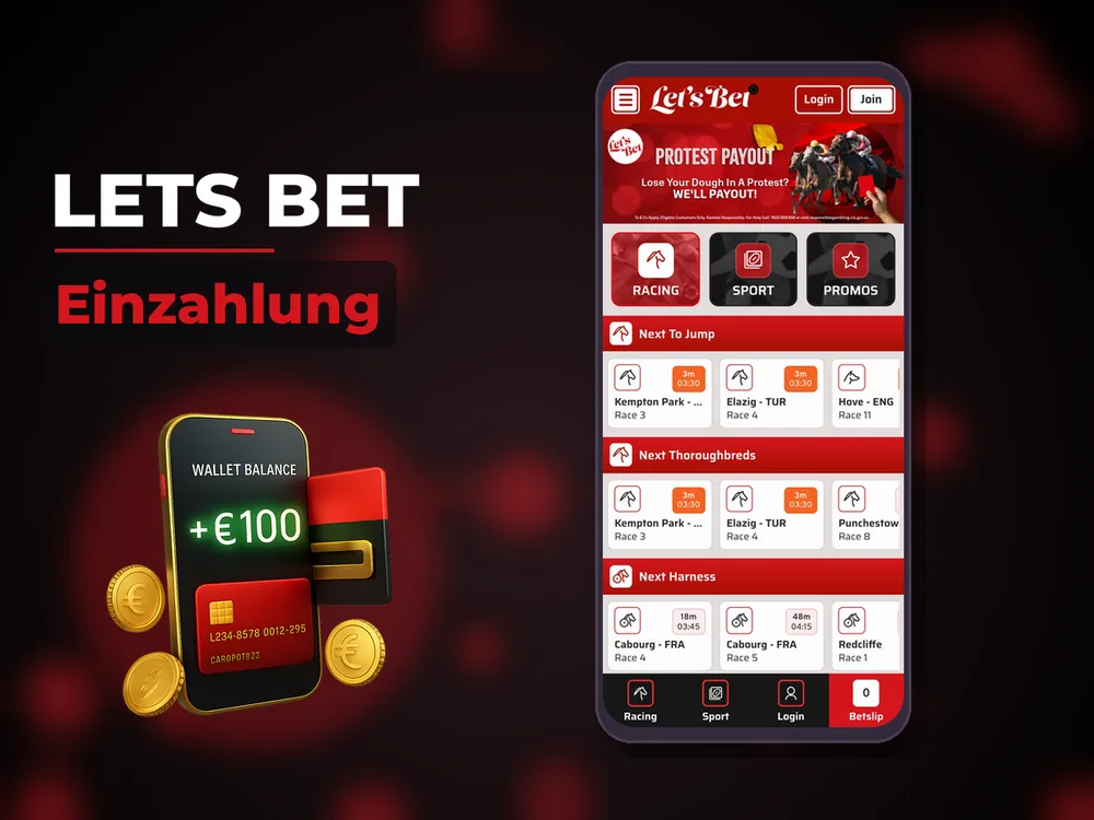 Lets Bet - Einzahlung