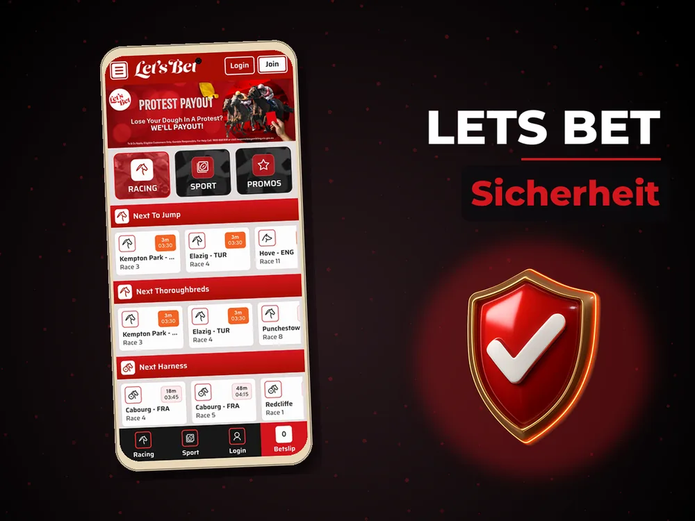 Lets Bet - Sicherheit