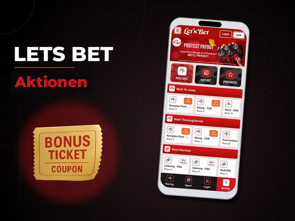 Lets Bet - Aktionen