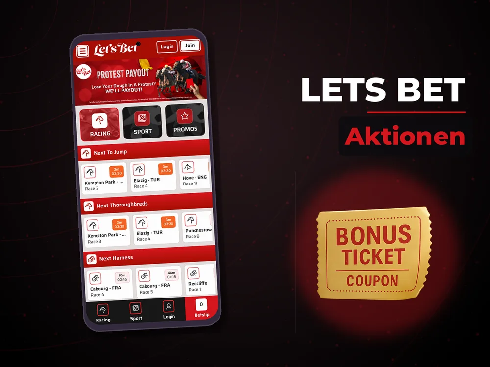 Lets Bet - Aktionen