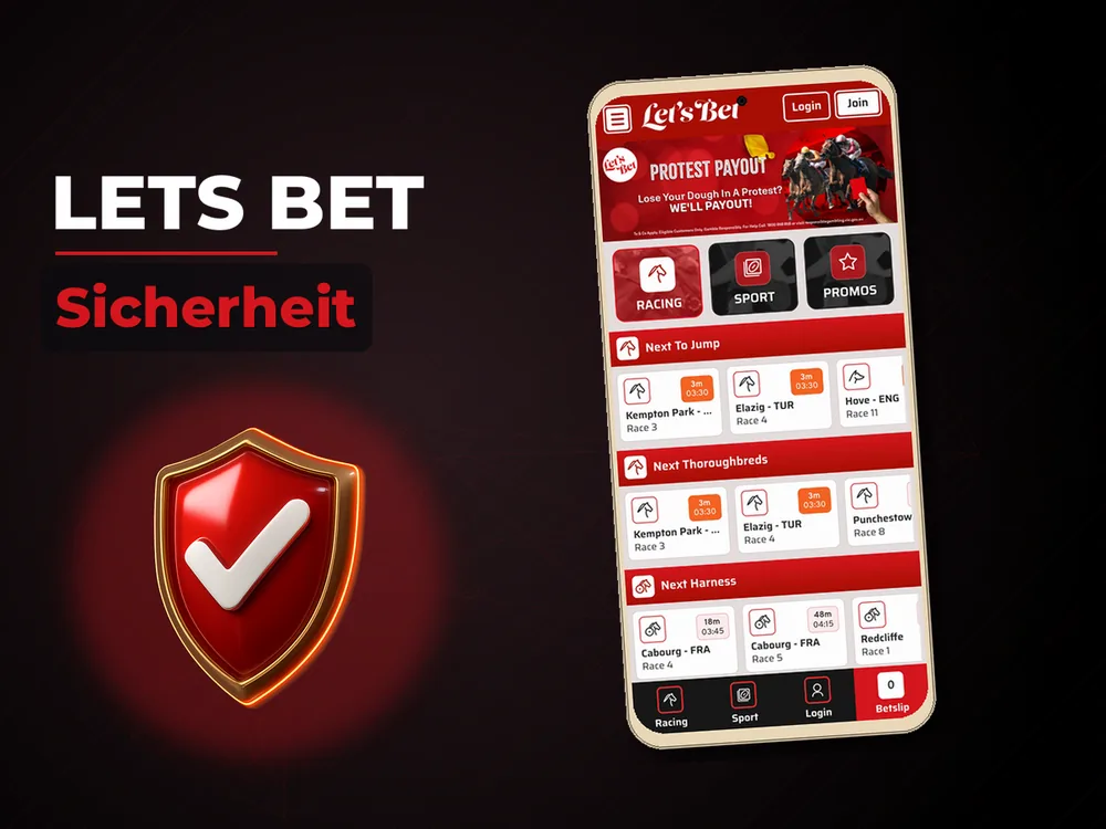 Lets Bet - Sicherheit