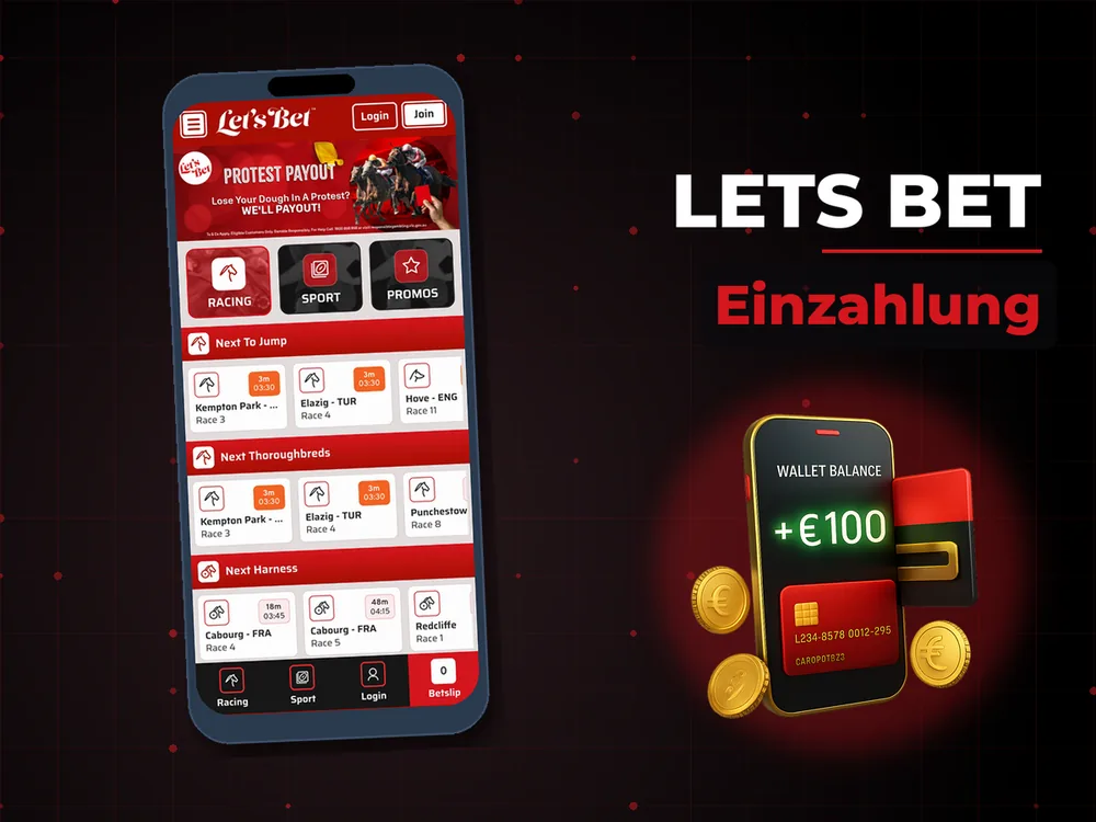 Lets Bet - Einzahlung
